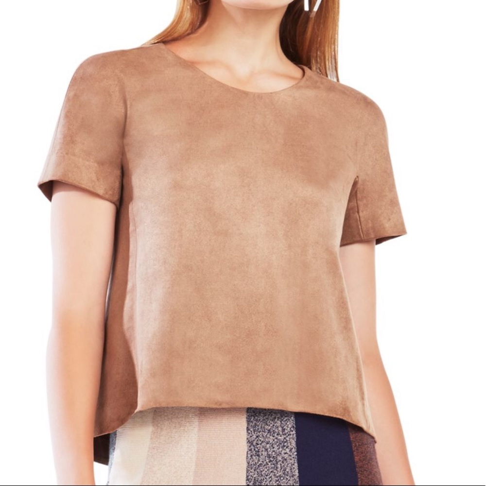 BCBG Maxazria Mariko Top in Deep Blush